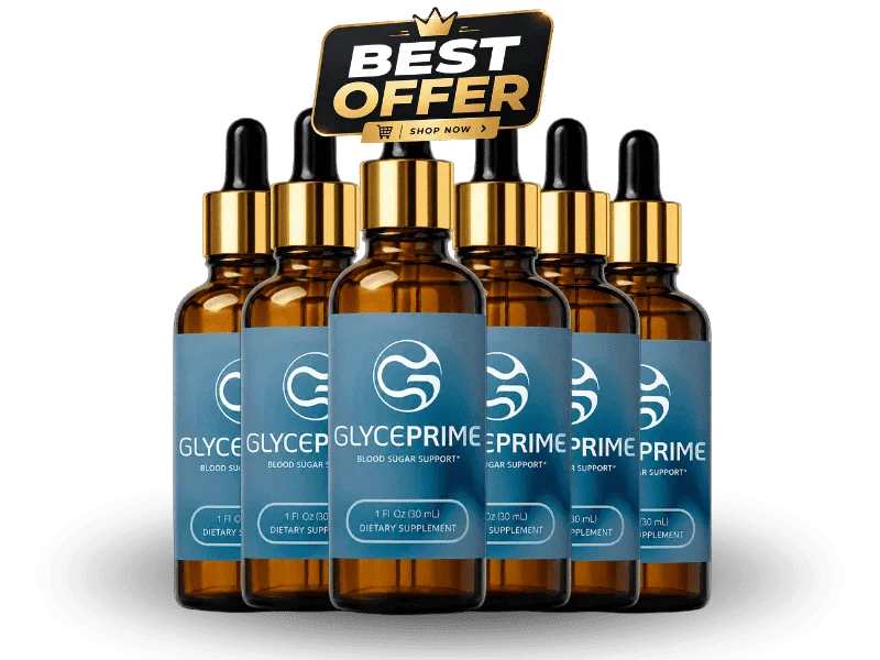 GlycePrime 6-bottle best-value blood sugar support package
